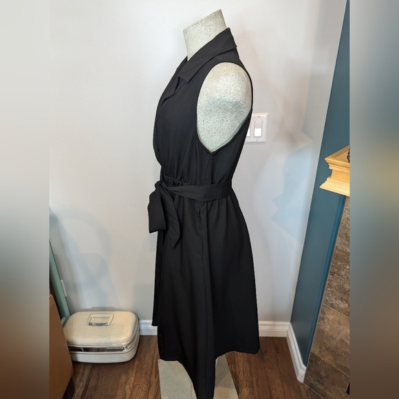 NWT Torrid black Midi Shirtdress with tie waist 0x, 12 - Picture 12 of 17